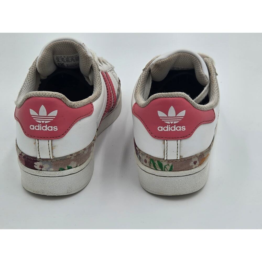 Adidas Superstar Her Studio London White Hazy Rose Kids Size 2 - Picture 5 of 8